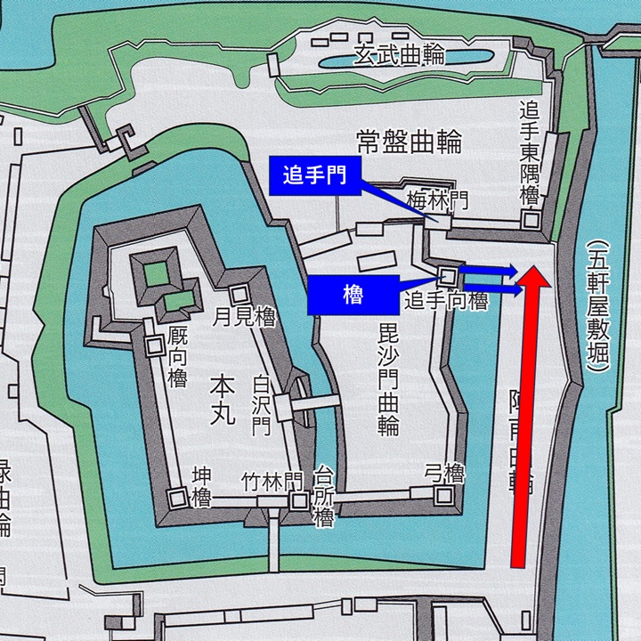 大和郡山城の追手門が櫓である考察